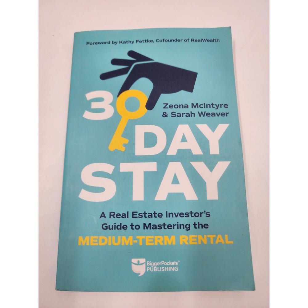 30-Day Stay Real Estate Investor Guide Medium-Term Rental McIntyre Weaver Book